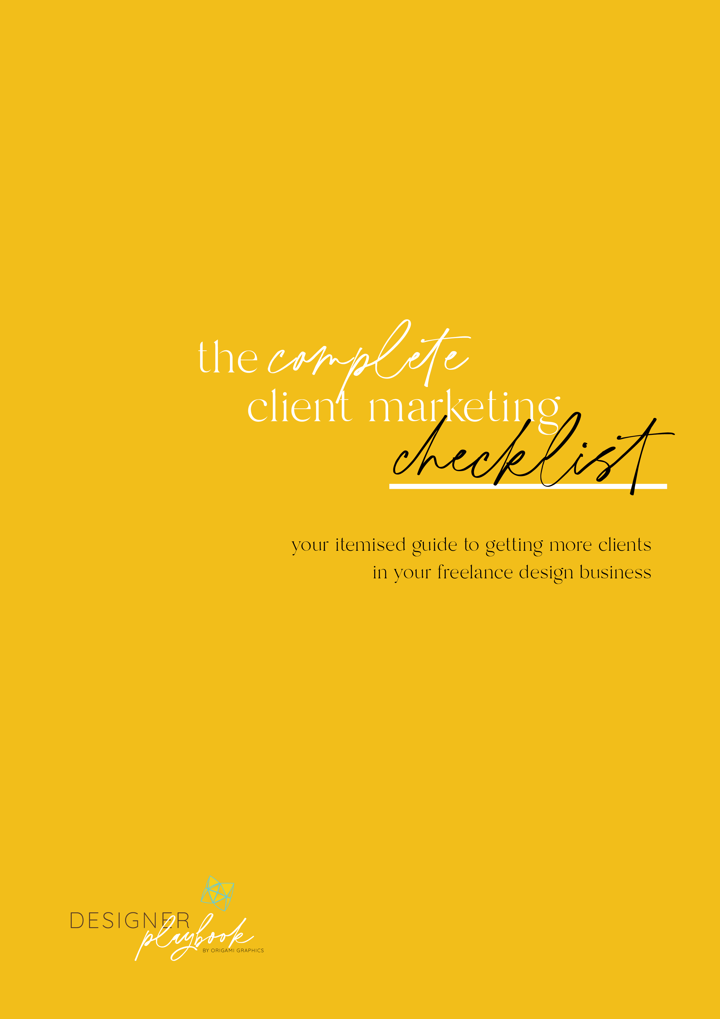 Client Marketing Checklist Cover